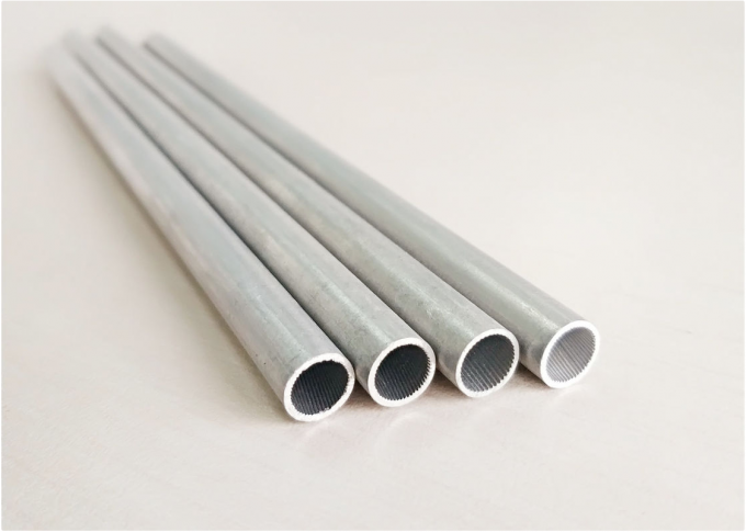 Round / Oval Extruded Aluminum Tube For Heat Changer & Automotive Air Conditioner