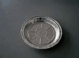 Round Disposable Aluminum Food Containers / Aluminium Foil Tray For Food