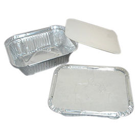 Large Size Square Aluminum Food Containers Standard Weight For Food Storage