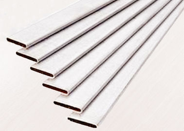 Flat Hi Frequency Welded Tube Aluminium Extruded Profiles For Radiator / Water Tank