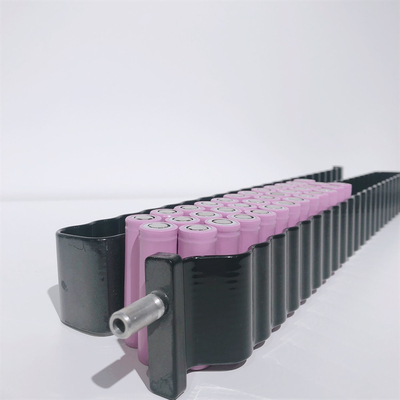 Cylindrical Battery Aluminum Cooling Plate Extruded Snake Shaped