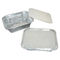 Large Size Square Aluminum Food Containers Standard Weight For Food Storage