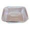 Square Aluminium Foil Container H24 Lubricated Surface For Food Takeout