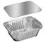 Hotel Silver Aluminum / Aluminium Containers For Food Takeaway Packaging