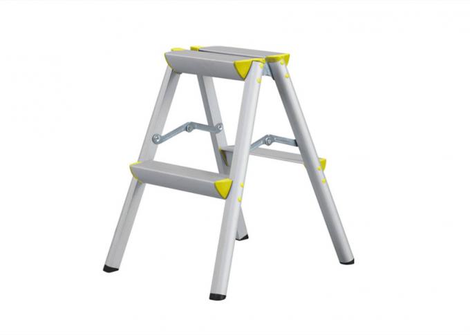 Customizable Aluminum Step Ladder Silver Sandblasted Oxidation 6063 T5