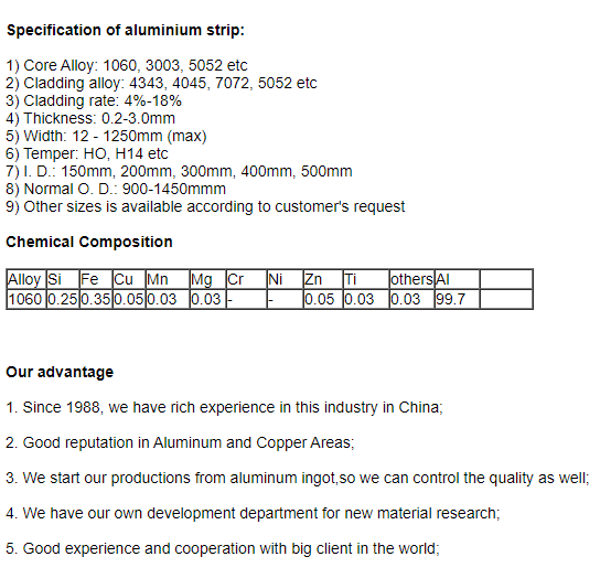 Heat Transfer Aluminum Foil Strips / Industrial Aluminium Foil For Finned Tubes