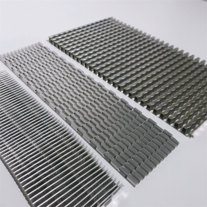 Louvered Radiator Tubes Aluminum Radiator Cooling Louvered Fins Heat Exchanger Spare Part