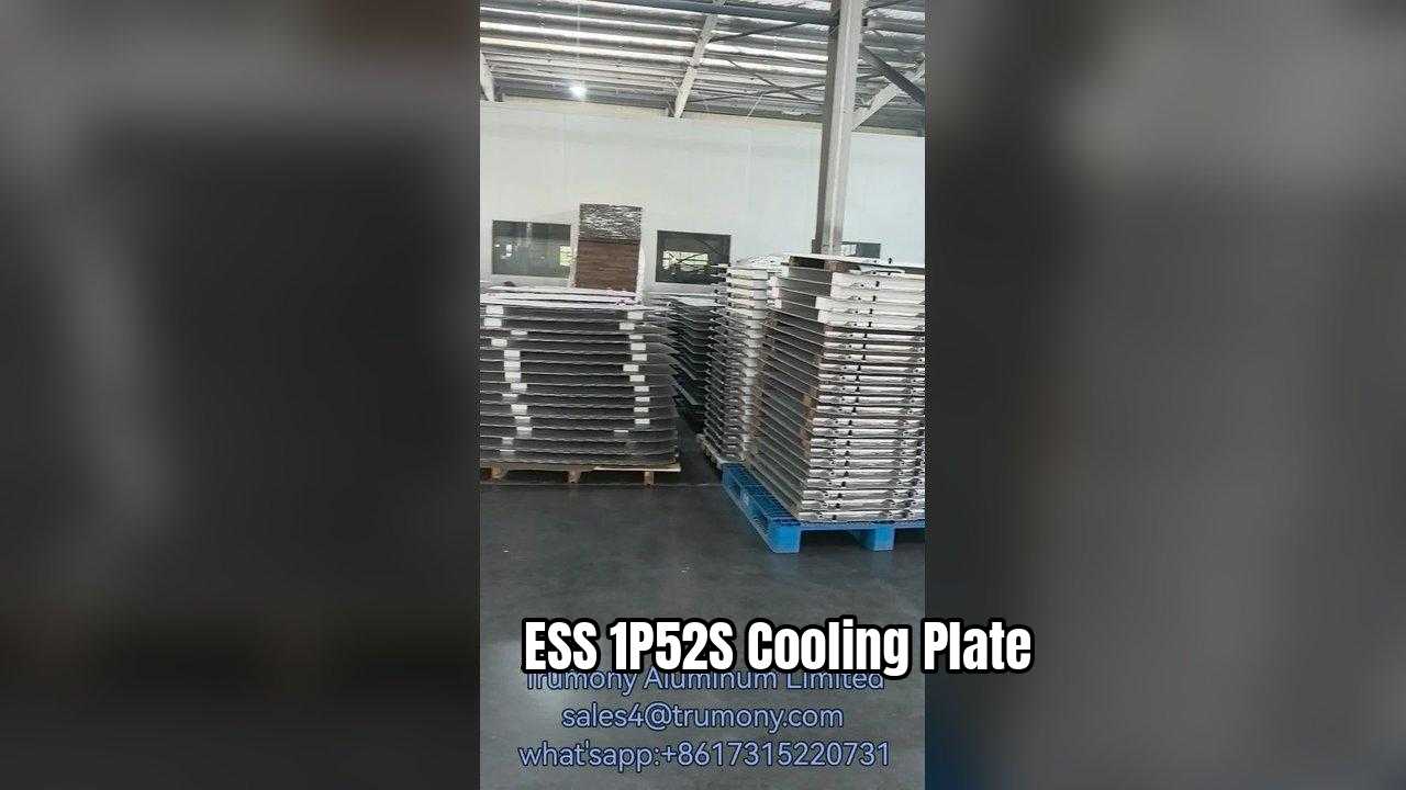 Aluminum Brazed Liquid Cooling Cold Plate for Battery Thermal Management