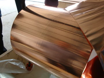 High Flexibility Pure Copper Foil Sheet Roll For Electronic Appliance 0.010 * 250mm