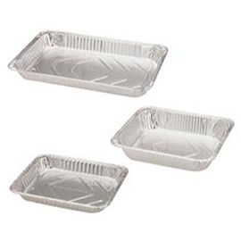 Disposable Aluminium Foil Container / Tray / Box Customised Healthy Food Storage