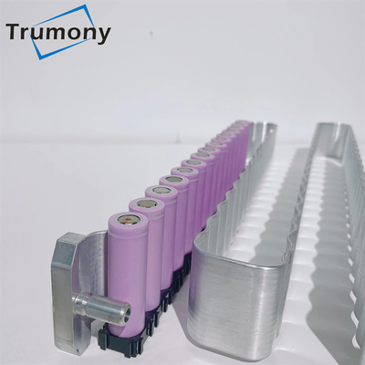 Cylindrical Battery Aluminum Cooling Plate Micro Channel