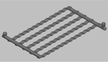 Battery Cooling Aluminium Extruded Profiles Cold Plate For BEV With Coolant