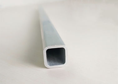 Welded Extruded Aluminium Tube , Aluminum Radiator Parts In Silver Color