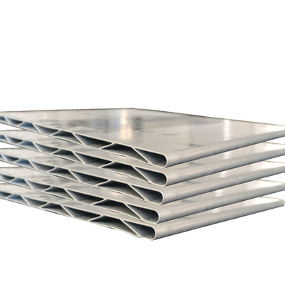 Heat Exchanger Aluminum Microchannel Tube Rectangle Round Shape