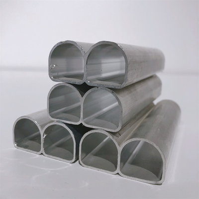 Heat Exchanger D Type Aluminum Extruded Profiles 4343 / 3003