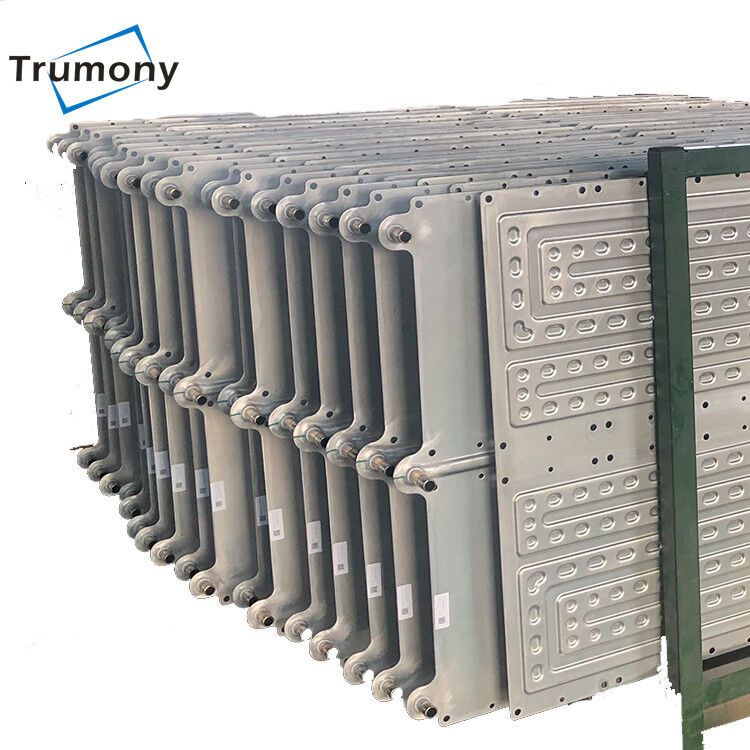 Lithium Ion EV Battery Pack Aluminum Type Stamping Liquid Cooling Cold ...