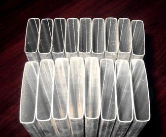 22 * 2.0mm Aluminum Radiator Tube Flat Shape Hot Extrusion High Brightness