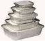 Rectangular Aluminium Foil Container / Aluminum Foil Containers With Lids
