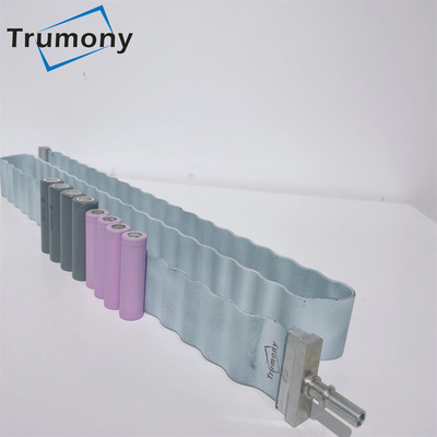 Cylindrical Battery Aluminum Cooling Plate Micro Channel