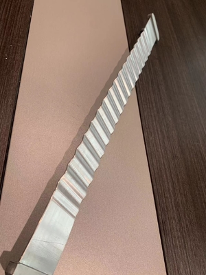 Aluminum Customized Cooling Ribbon Used For 21700 Lithium Battery Pack