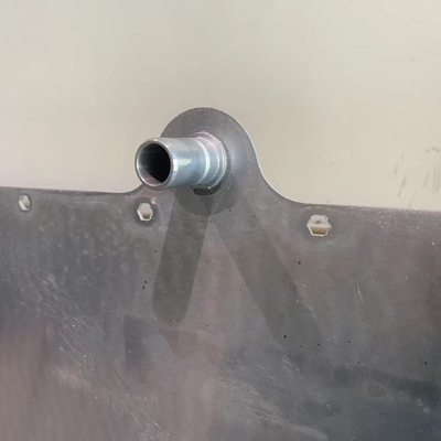 Aluminum stamped brazing cooling plate for EV prismatic battery bottom cooling