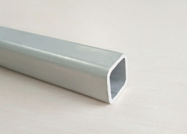 Welded Extruded Aluminium Tube , Aluminum Radiator Parts In Silver Color