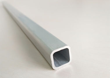 Welded Extruded Aluminium Tube , Aluminum Radiator Parts In Silver Color