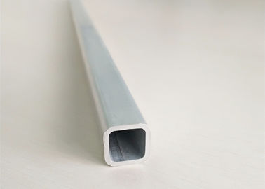 Welded Extruded Aluminium Tube , Aluminum Radiator Parts In Silver Color