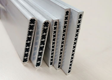 Extruded Microchannel Tube Aluminum Spare Parts For Condenser , Customized