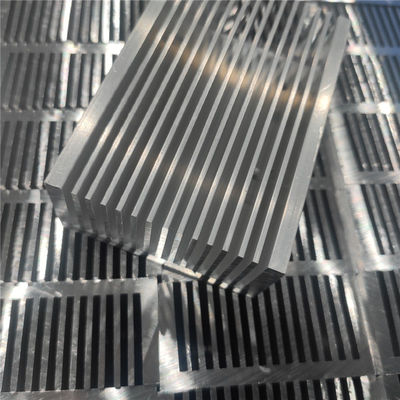 Silver Aluminium Extrusion Heatsink For Power Electronics Heatsink