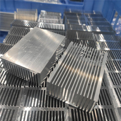 Silver Aluminium Extrusion Heatsink For Power Electronics Heatsink