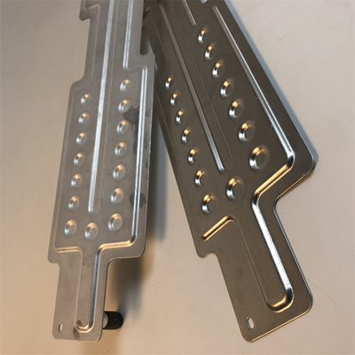 Lithium Ion EV Battery Pack Aluminum Type Stamping Liquid Cooling Cold Plate For Cars