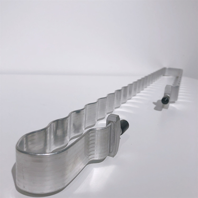 Cylindrical Battery Aluminum Cooling Plate Extruded Snake Shaped