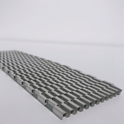 Aluminum Ruffled Herringbone Fins Heatsink Extruded Corrosion