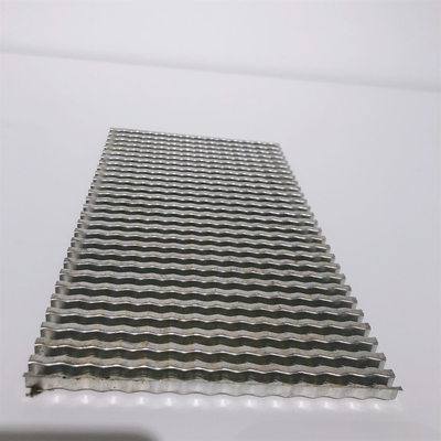 Heat Emission Extruded Aluminum Fin Ruffled For Auto Car Spare Parts