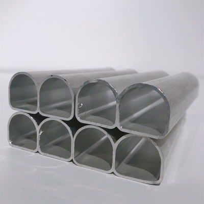 Heat Exchanger D Type Aluminum Extruded Profiles 4343 / 3003