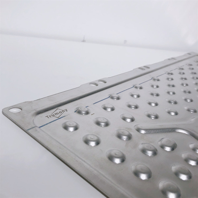 Battery Pack Heat Exchanger Aluminium Cooling Plate Mill Finish