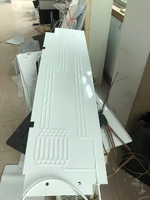 Aluminum  Freezer Roll Bond Evaporator 1.2mm Thickness