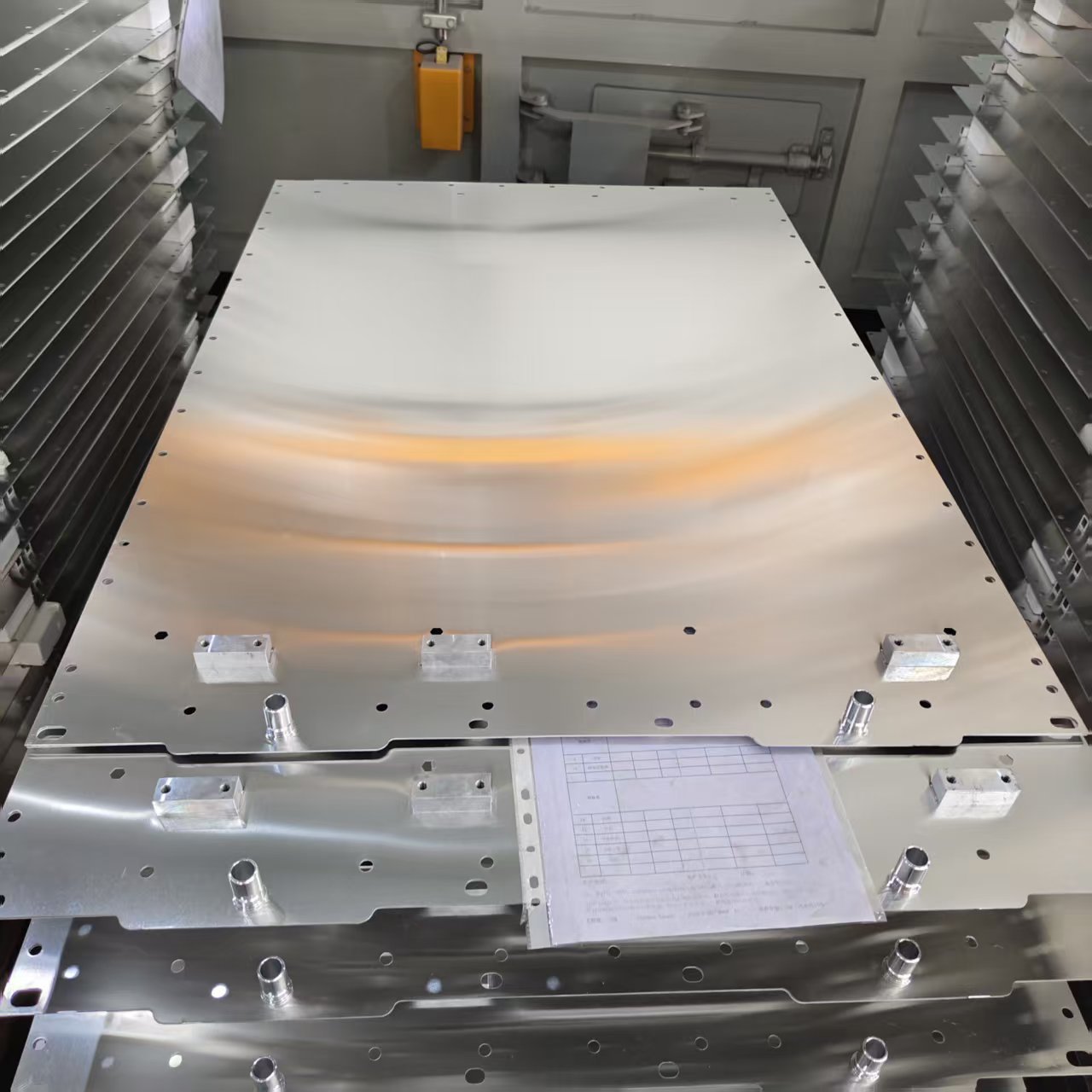 Custom EV Battery Cooling Plate - Stamped & Vacuum Brazed Aluminum