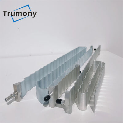 Convective Heat Transfer Aluminum Cooling Ribbon Tube For 21700 ...
