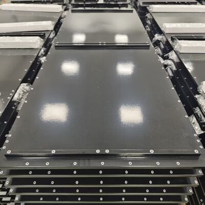 Quality Custom High-Efficiency Liquid Cold Plate Aluminum Continuous Brazed Water Cooling Plate for EV Battery & Data Center factory