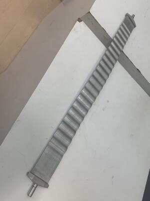 Quality Aluminum Serpentine Cooling Ribbon / Snake Tube for 21700 Cells factory